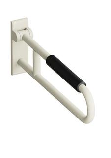 HEWI Stützklappgriff 801 700mm, reinweiß, drehbar, mit Armpolster