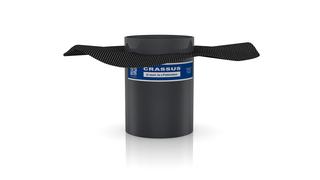 Crassus Futterrohr FE DN 250, 2,5 bar, mit Flansch, PVC