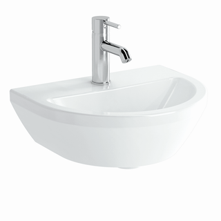 VitrA Handwaschbecken Integra 45x36cm, we VC, o. ÜL/HL mittig