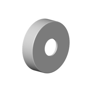 DO Rosette ERSATZTEILE 082797500 D 40,5 x 11 mm Schwarz matt