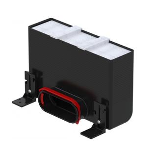 Zehnder Luftdurchlassgehäuse CLF RapidLock, mit ComfoTube Dichtringen