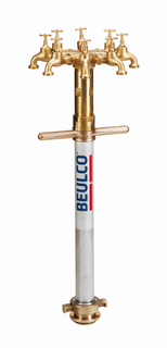 BEU Standrohr Standard ALU 8fach, 4080 NW 70/80, o.Überbr.-rohr, f. Q3=16