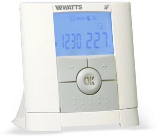 Watts elektr. Funk-Uhrenthermostat BT-DP02-RF-RH Hygrostat, programmierbar