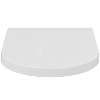 IS WC-Sitz Blend Curve Scharniere abnehmbar Edelstahl, weiß