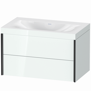DU WTU XViu m.Viu,2SK503x800x480mm o.Hl schw. m./weiß hglLack,Ra. C ES Nussb