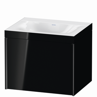 Duravit WT-Unterschrank c-bonded XViu 60x48cm, 1 AZ, o HL, s m, Rah. C, sw hgl