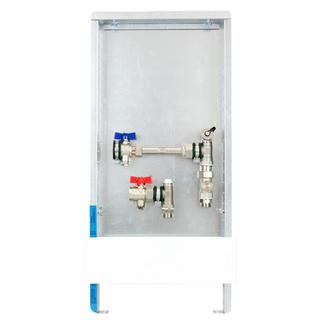 Strawa Wohnungsanschlussstation AS 15h-WMZ ST, 3/4", 330x710mm, UP-St