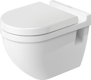 Duravit Wand-Tiefsp.-WC Comfort Starck 3 36,5x54,5cm, 6 l, Sitzh +5cm, we WG