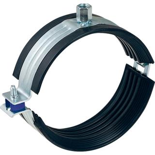 Geberit Rohrschelle DN 125, m Gew.Muffe M10/M12, gedäm., vz
