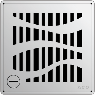 ACO Design-Rost Shower-Drain Forest 140x140mm, verriegelbar