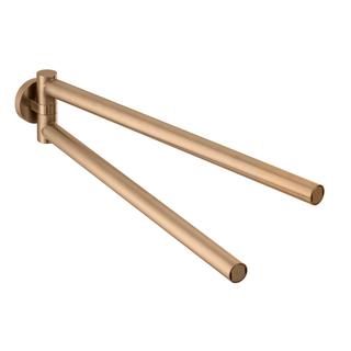 Herzbach Handtuchhalter Living 2-tlg., 340mm, Wandmontage, copper steel