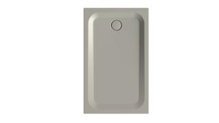 Duschwanne BetteUltra 5786 130x80x3,5cm, Mini-Wannenträger, stone