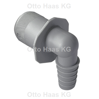 HAAS Schlauchanschluss f DN 32, gr, 90Gr, für Schläuche 18-23mm