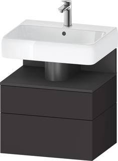 Duravit Waschtisch-Unterschrank Qatego 59x47x59cm, gra m/Gr m, 1 Kast, 1 Ausz.