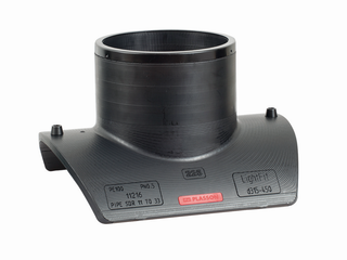 PL LightFit Anschlusssattel PE-Spitzende d 450-630 x 225, Wasser 0,5 - 10 bar