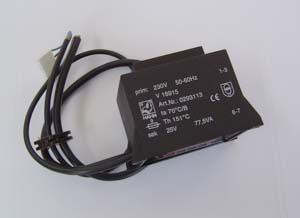 RE TRAFO ZSB. 230/25V, 77,5VA KABEL 550M 0293114