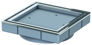 ACO Aufsatzstück Shower-Board 149 x 149 mm, Kst., f. wählbare Oberfl.