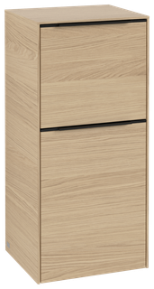 V&B Seitenschrank Subway 3.0 40x86x36,2cm, Sch li./Griff vo bl., No O
