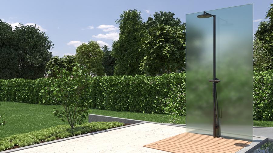 Artikelbild 7 des Artikels „hansgrohe Nature Duschsäule Axor Starck mit Kopfbrause, Handbrause, mattschwarz mattschwarz“