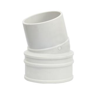 PL LF Winkel 15(Muffe/Spitzende), grau, d 160, PE100, SDR17, für Rohre SDR 17-