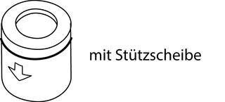 IS RV-Patrone DW15 m. Stützscheibe