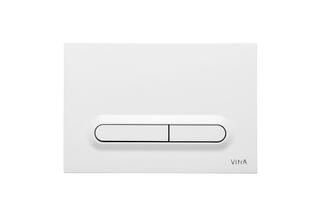 VitrA Betätigungsplatte Loop T 244x8x165mm, ABS, weiß hochglanz