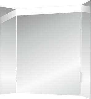 AS Satino-TOP LED-KLAPP-Leuchtspiegel Breite 45 x Höhe 90 cm (K20)