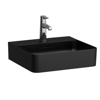 Laufen Handwaschbecken VAL 45x42cm, m ÜL, o. Hahnloch, schwarz matt