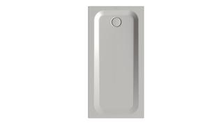 Duschwanne BetteUltra 5924 150x75x3,5cm, Mini-Wannenträger, silver