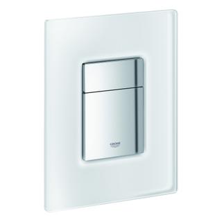 GROHE Abdeckplatte Skate Cosmopolitan m Glasoberfl., s. + wa. Mo., daVinci we.