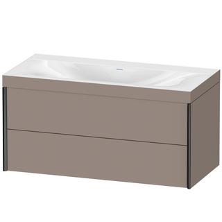 Duravit WT-Unterschrank c-bonded XViu 100x48cm, 2 La, o HL, s m, R C, bas. m
