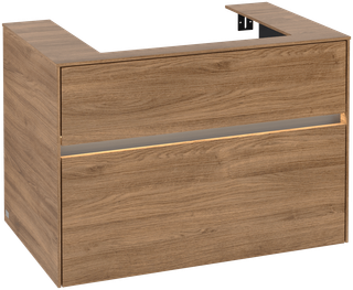 V&B Waschtischunterschrank Collaro 80x54,8x50cm, WT mi, LED 5,7 W, kansas O