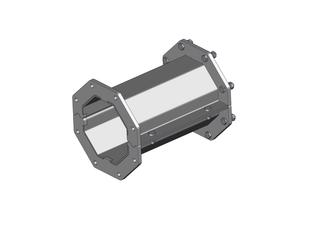 ETA Verlaengerungskanal Asche L=250 mm fuer Ascheaustragung in Tonne