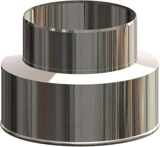 ATEC Mündungsabschluss DN 200/265, PP, Edelstahl blank