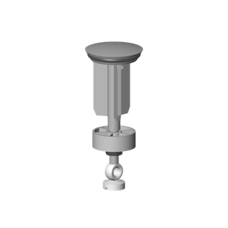 DO Stopfen ET 90312000900 D 38 x 94 mm Platin gebürstet