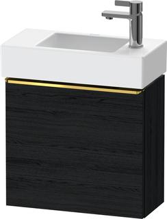 Duravit Waschtisch-Unterschrank D-Neo 48,4x22,2x44cm, 1 Tür, An L, g pol/Ei sw