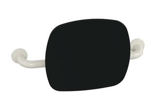 HEWI Rückenstütze 801 Wandabst. 150mm, Lehne sw, reinweiß