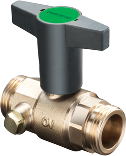 Oventrop Trinkwasserkugelhahn Optibal TW DN 50, G 2 3/8, beiderseits AG, Rotguss