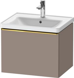 Duravit Waschtisch-Unterschrank D-Neo 58,4x45,2x44cm, 1 A, wd, g pol/Basalt ma