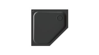 Duschwanne BetteCaro 7189 90x90x3,5cm, Glasur, slate