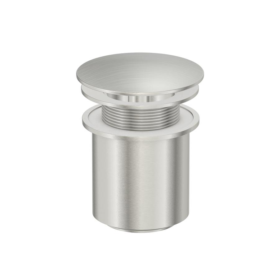 Artikelbild 1 des Artikels „Steinberg Ablaufgarnitur Serie 100 m Dr.vers., f WT m ÜL, brushed nickel für Waschtische mit Überlauf | Brushed Nickel“