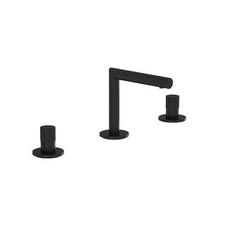 VitrA Waschtisch-Zweigriffarmatur Origin A 127mm, o Abl.garn, Dreilochmon., sw ma