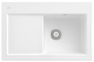 V&B Spüle Subway 45 m Abl.garn, Hand., st. white CeramicPlus