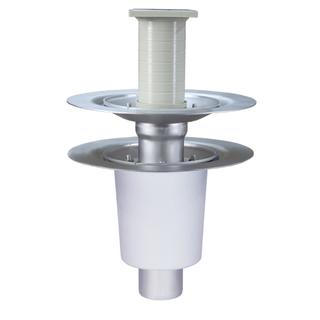 LORO Versal Kompl.-Balkonab. Serie K DN 50, Ausl se, Fl, m WMD, 2-tlg., ES