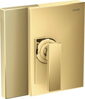 hansgrohe Fertigmontageset Axor Edge UP-Br.-EHM, Diamantschl., pol. gol opt