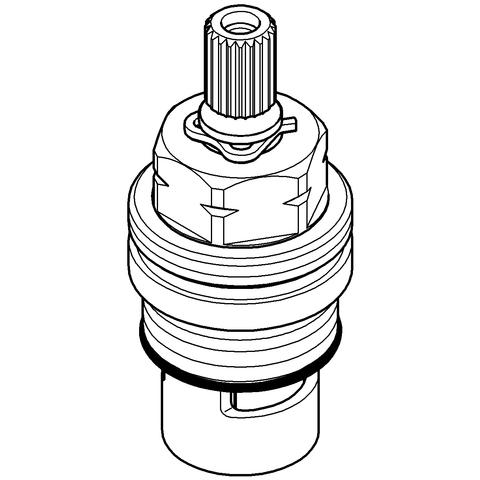 Artikelbild 2 des Artikels „GROHE Oberteil 64368 Keramik 1/2 “