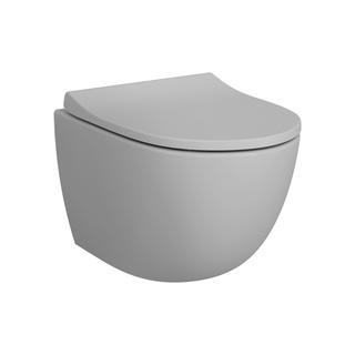 VitrA Wand-Tiefsp.-WC Sento FL 2.0 Com 36x49,5cm, 3/6 l, o Spül, steingrau ma V