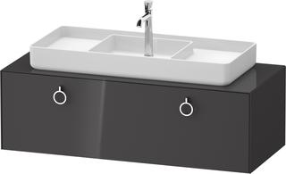 Duravit WT-Unterschrank White Tulip 130x55cm, B m, gr g, E mi/o Beleuchtung