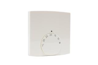 Strawa Funk-Raumthermostat AP, Batt, we., superfl. (13,9mm)