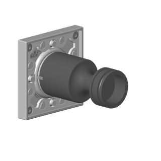 DO Bedienelement ERSATZTEILE 04279802605 60 x 60 x 72 mm Dark Platinum gebürstet